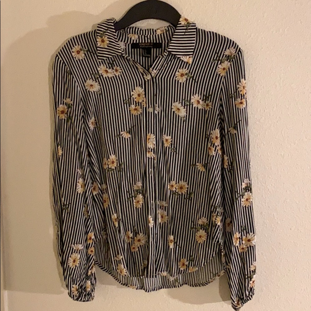Forever21 striped blouse